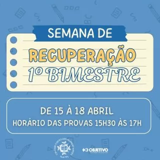 Semana de Recuperação 1º Bimestre